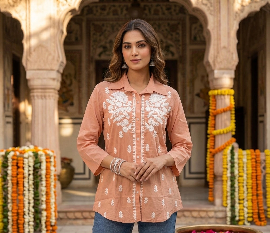 The Avani Chickenkaari Shirt Top