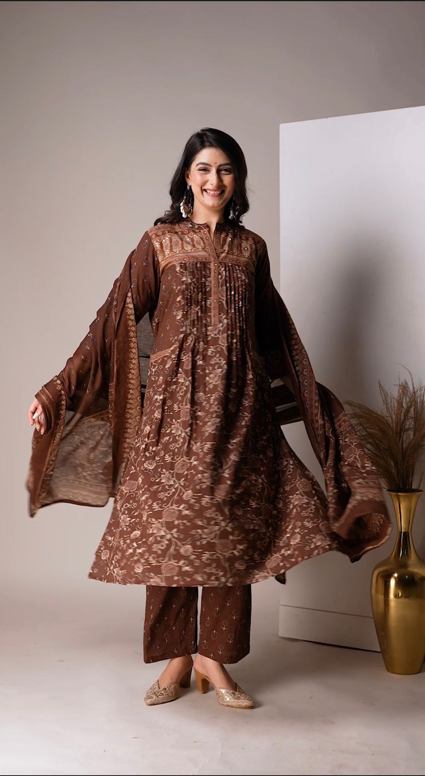 Rare Rose Dupatta Set