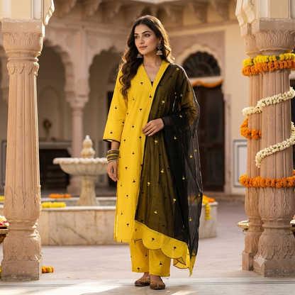 The Baradari Dupatta Set