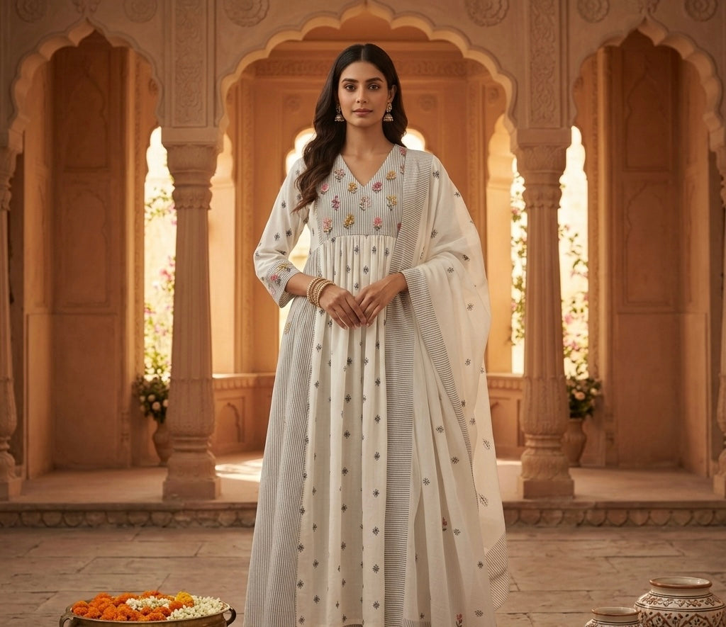 The Dilkash Dupatta Set