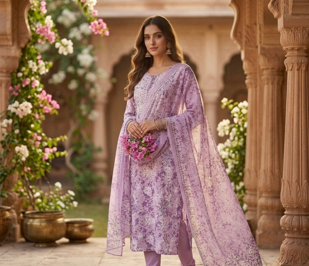 The Mirabelle Courtyard Dupatta Set