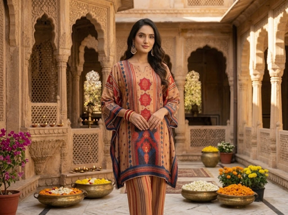 The Sailaab Crepe Kaftan Collection