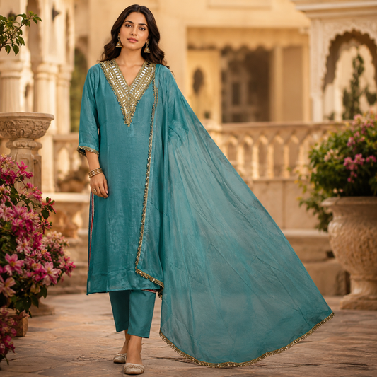 The Super Shape Dupatta Set