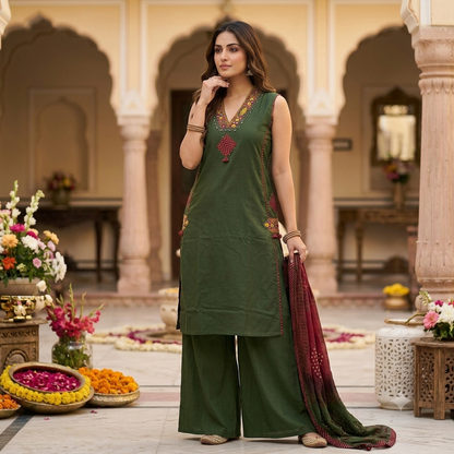 The Rajkumari Kutch Dupatta Set