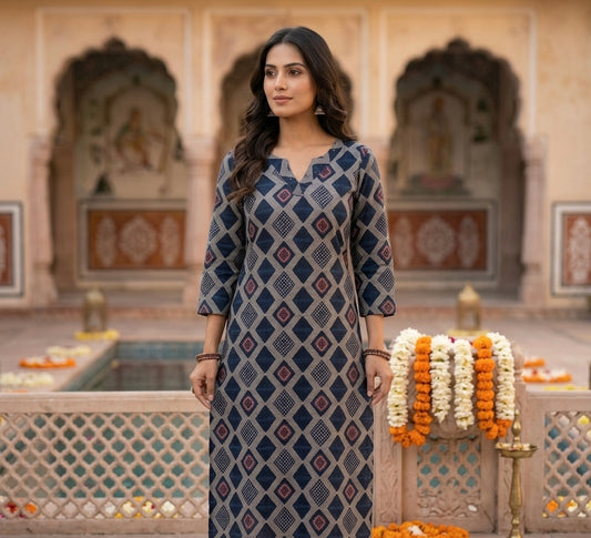 Blue Diamond Kurti