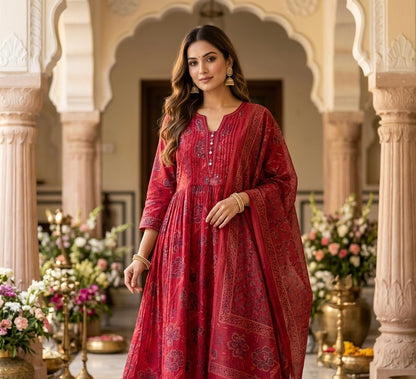 The Ira Vintage Dupatta Set