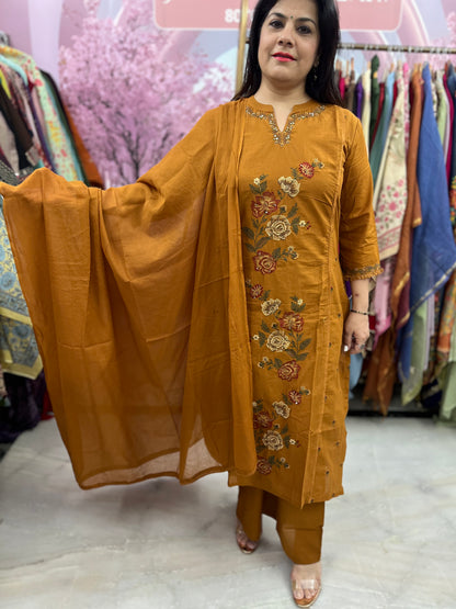 The Gulzaar Embroidered Dupatta Set