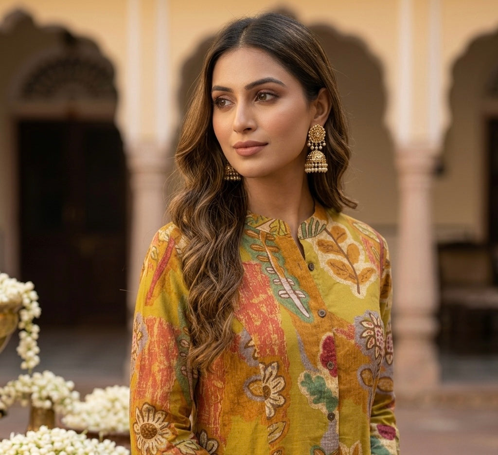 Avadh Editorial Lime Top