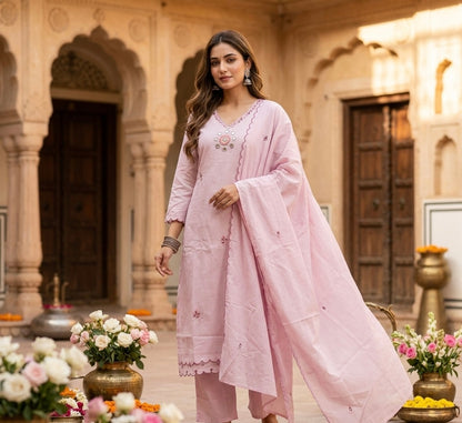 Noor-e-Aina Mulcotton Dupata Set