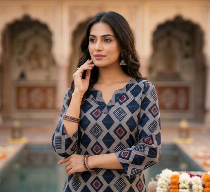 Blue Diamond Kurti