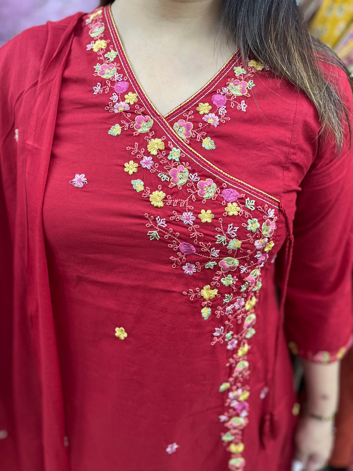 The Sakhi Angrakha Dupatta Set
