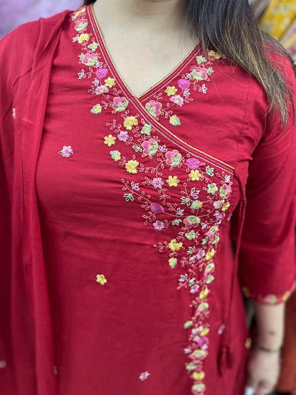 The Sakhi Angrakha Dupatta Set