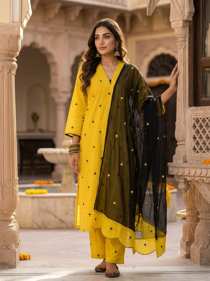 The Baradari Dupatta Set