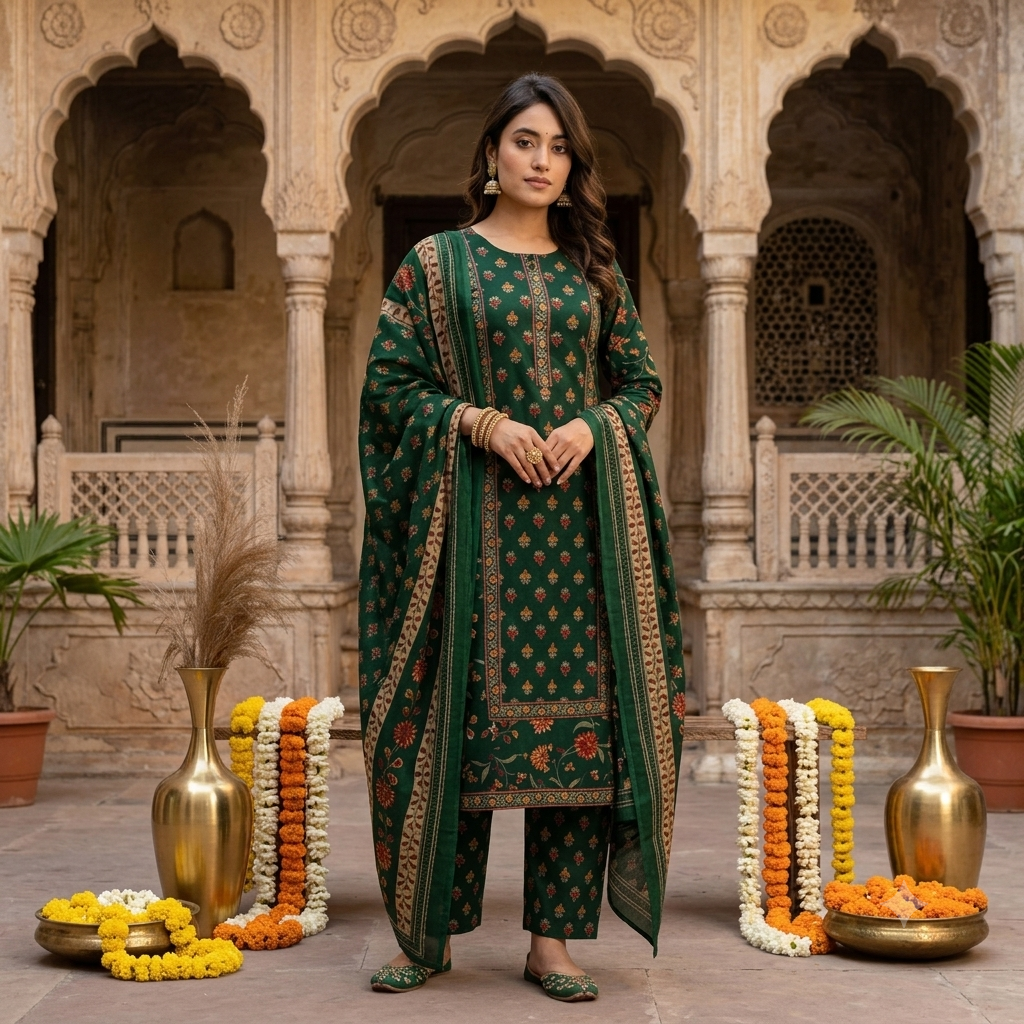 Aarohi Inspired Dupatta Set
