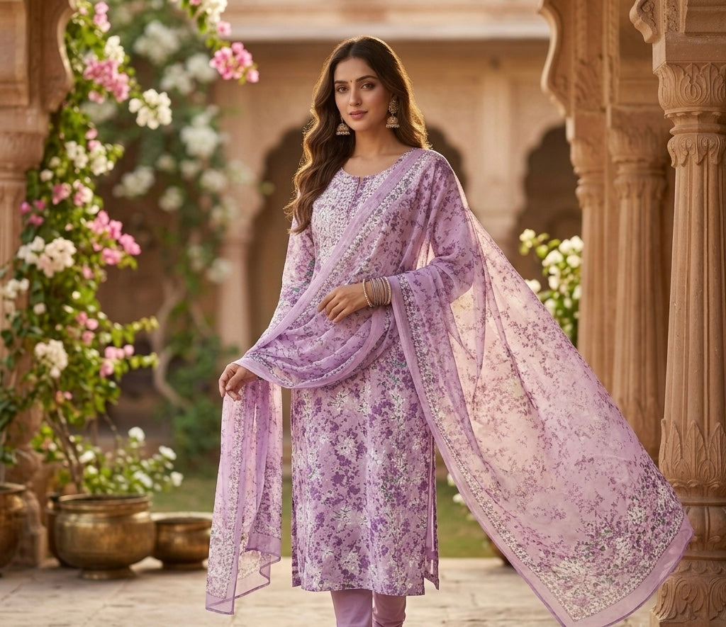 The Mirabelle Courtyard Dupatta Set