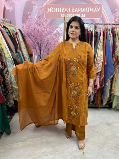 The Gulzaar Embroidered Dupatta Set