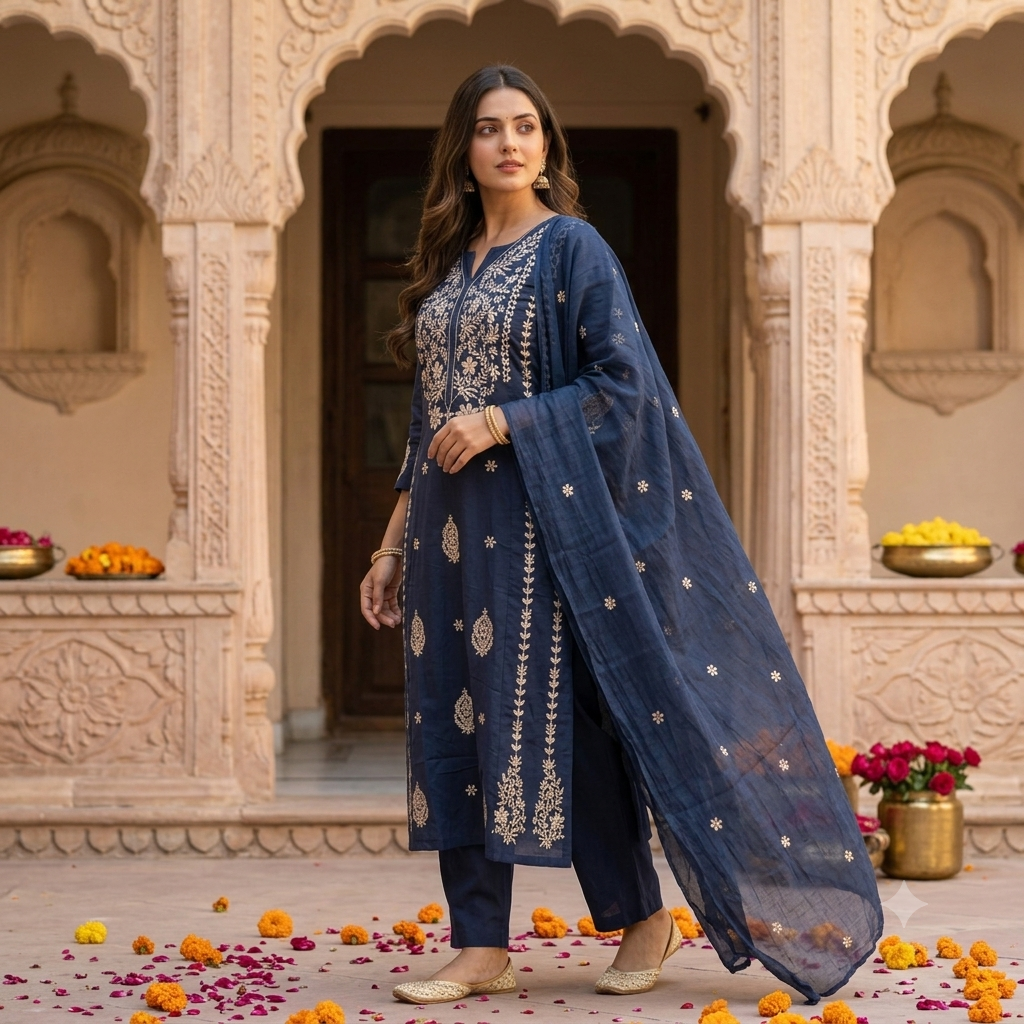 The Zuri Dupatta Set