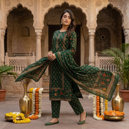 Aarohi Inspired Dupatta Set