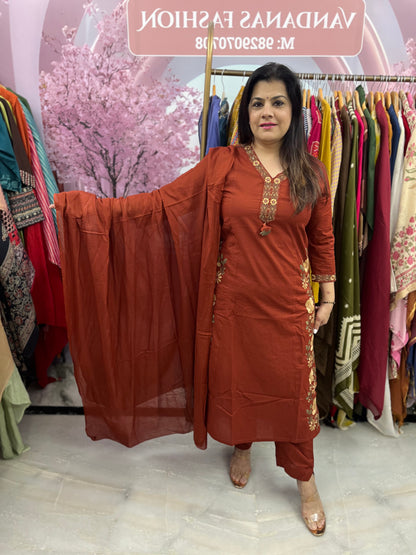 The Paakhi Floral Dupatta Set