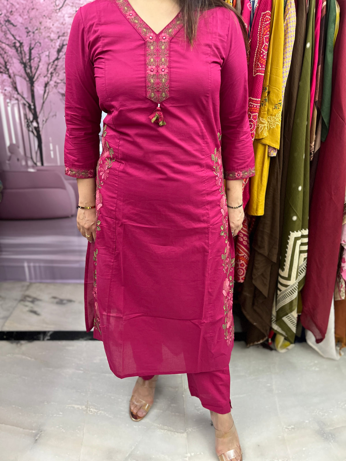 The Paakhi Floral Dupatta Set