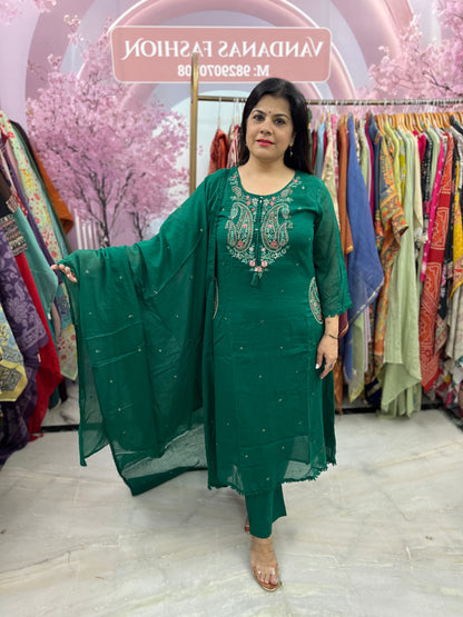 The Mansa Dupatta Set with Side Pockets