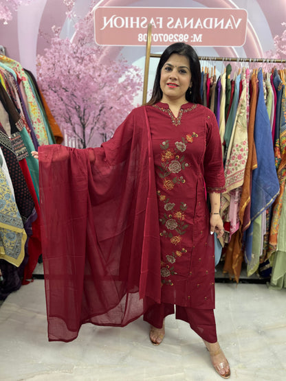 The Gulzaar Embroidered Dupatta Set
