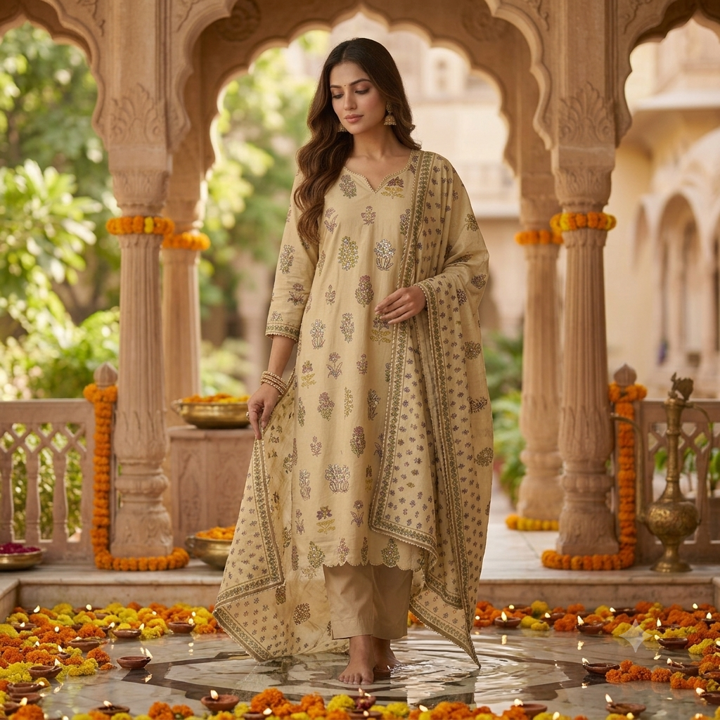 The Nazaakat Dupatta Set