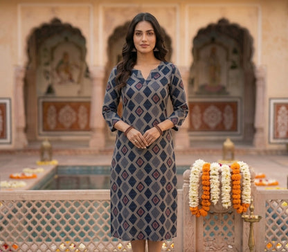 Blue Diamond Kurti