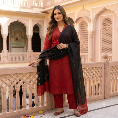 The Baradari Dupatta Set