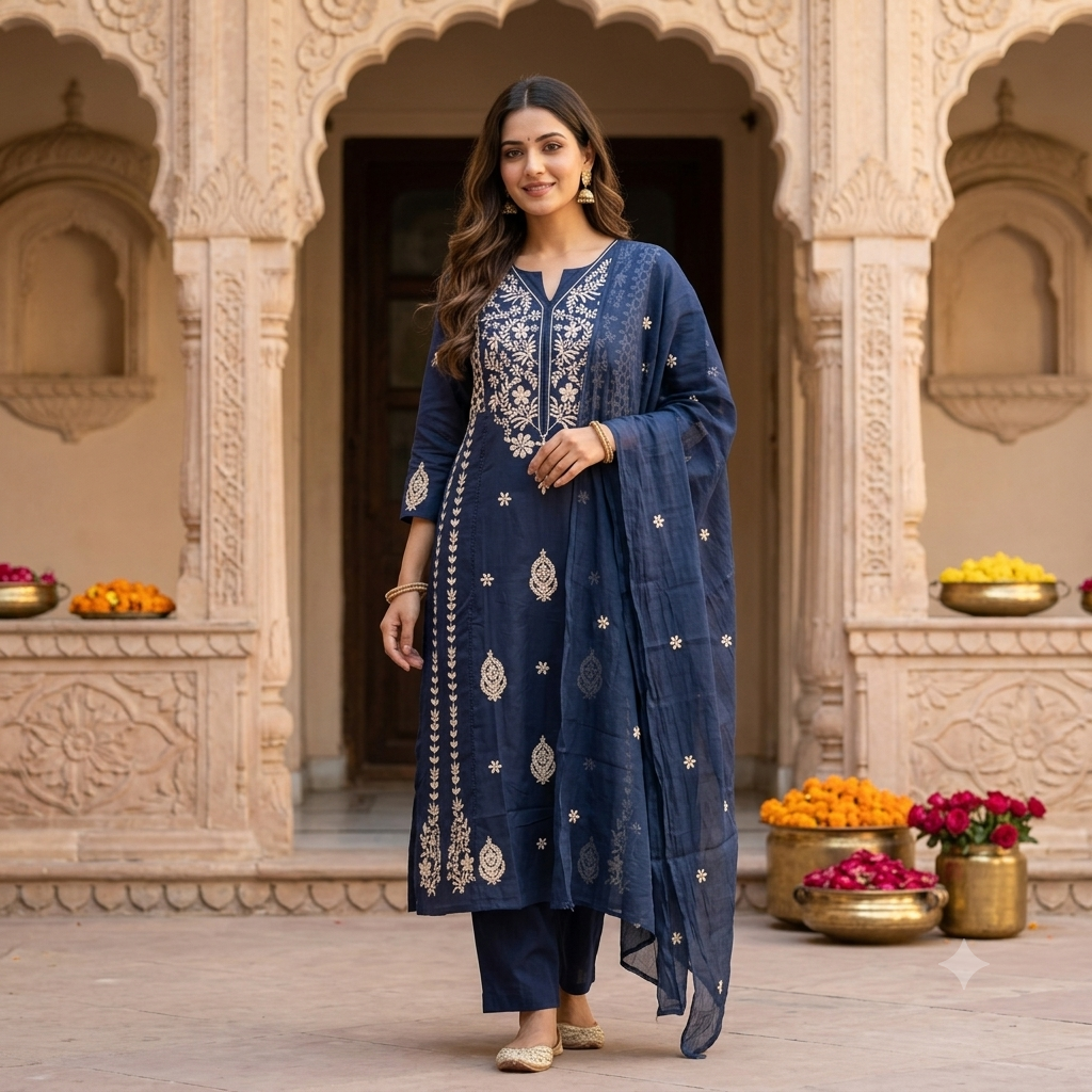 The Zuri Dupatta Set