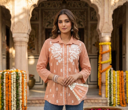 The Avani Chickenkaari Shirt Top
