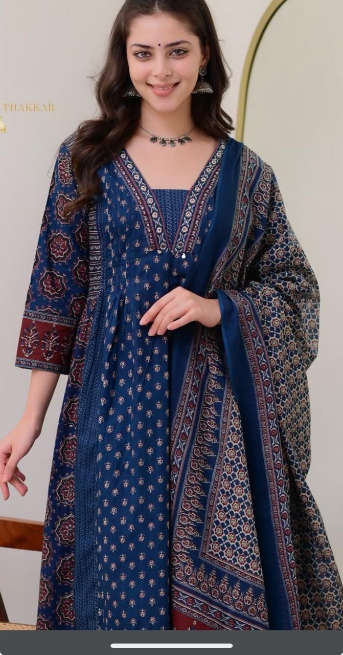 Ethnic Charm Dupatta Set