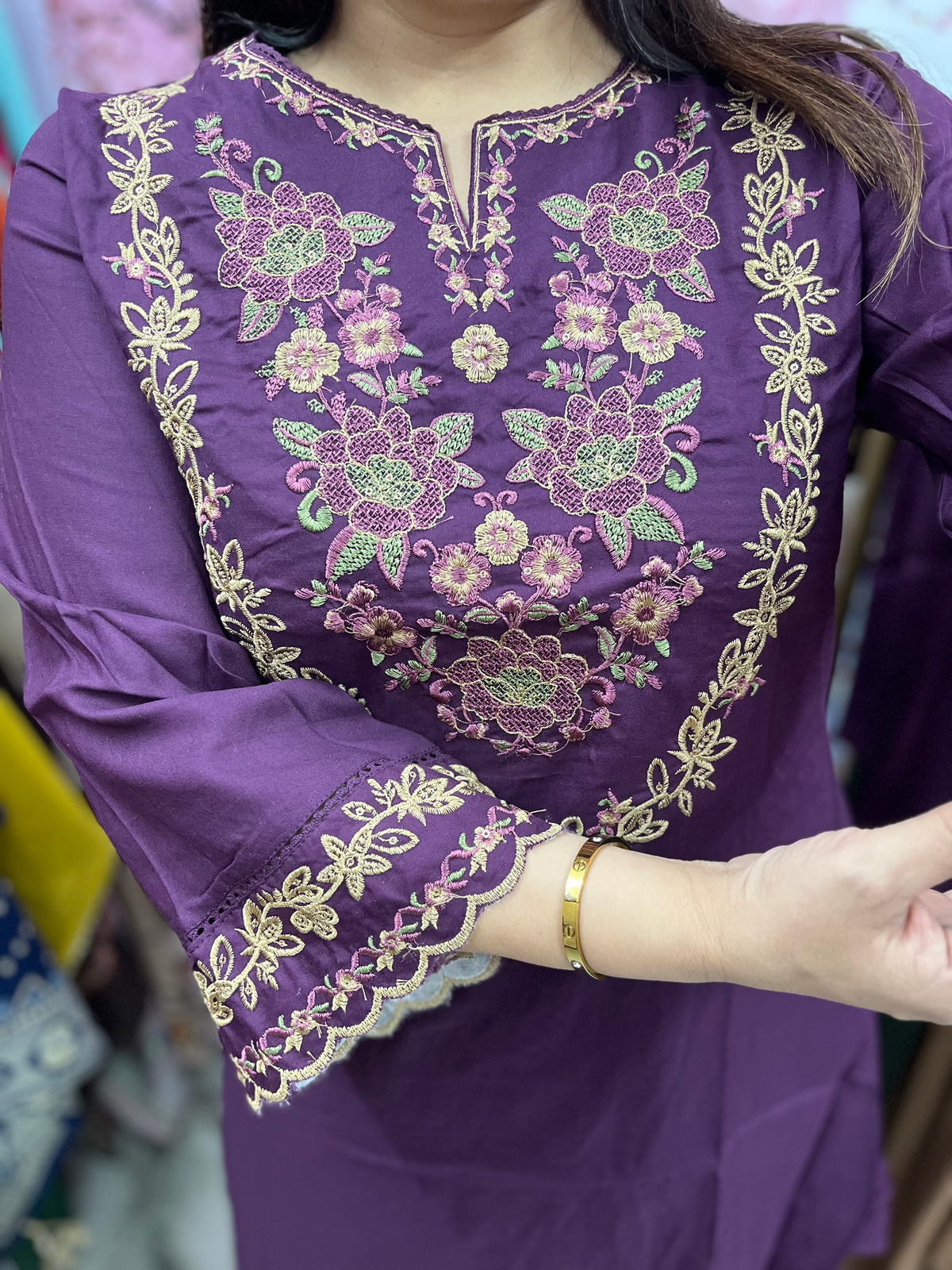 The Naaz Thread Embroidered Co-ord Set