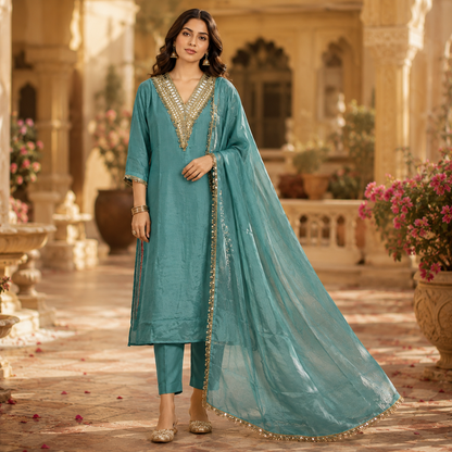 The Super Shape Dupatta Set
