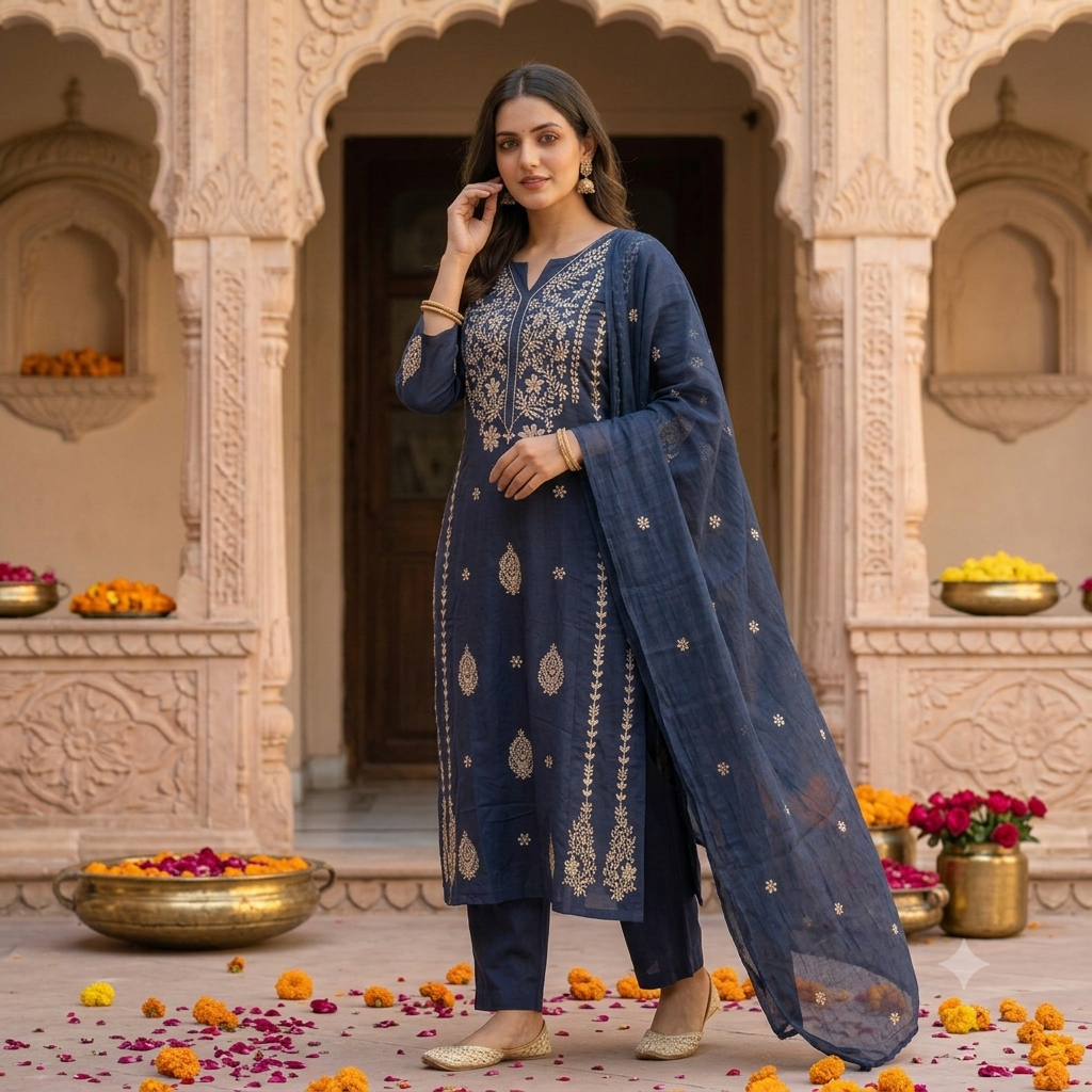 The Zuri Dupatta Set