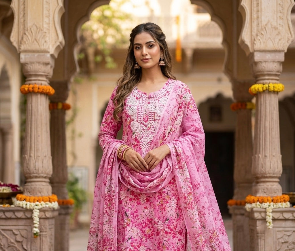 The Mirabelle Courtyard Dupatta Set