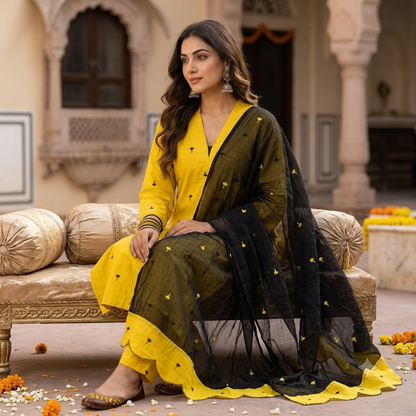 The Baradari Dupatta Set