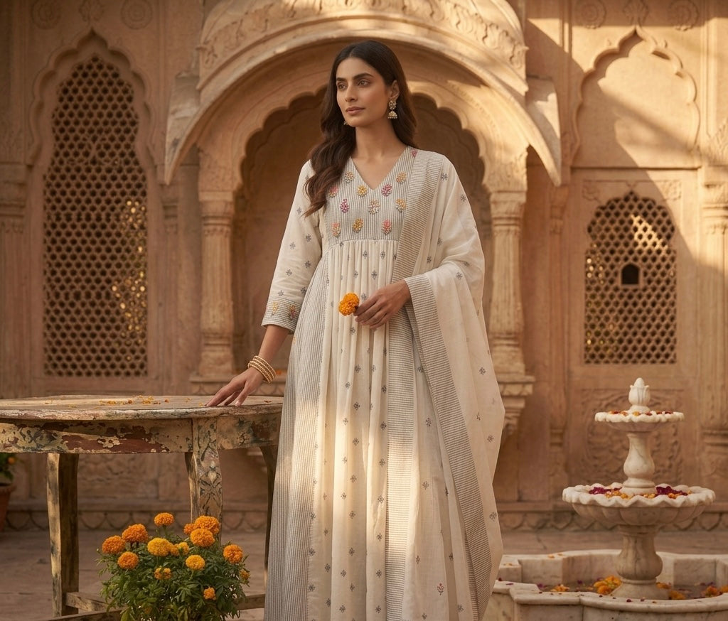 The Dilkash Dupatta Set