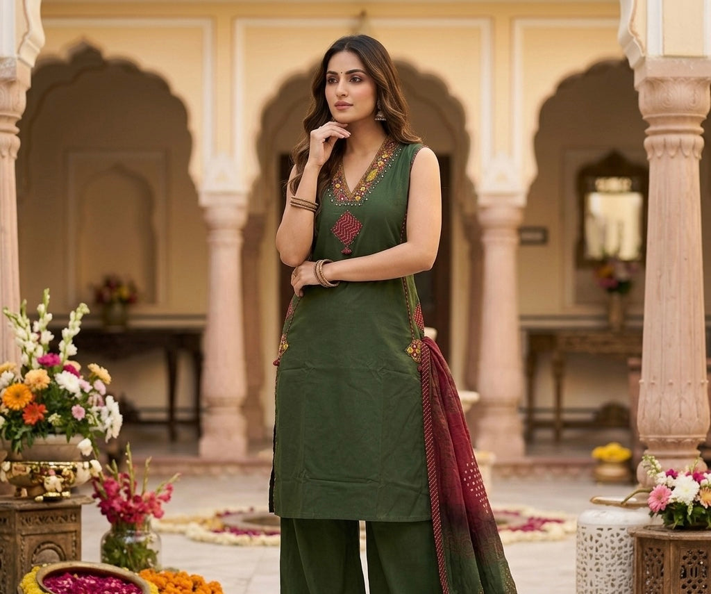 The Rajkumari Kutch Dupatta Set