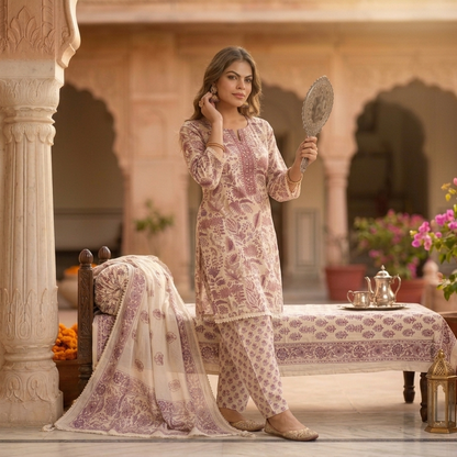 Kalamkari Farsi Salwar Set