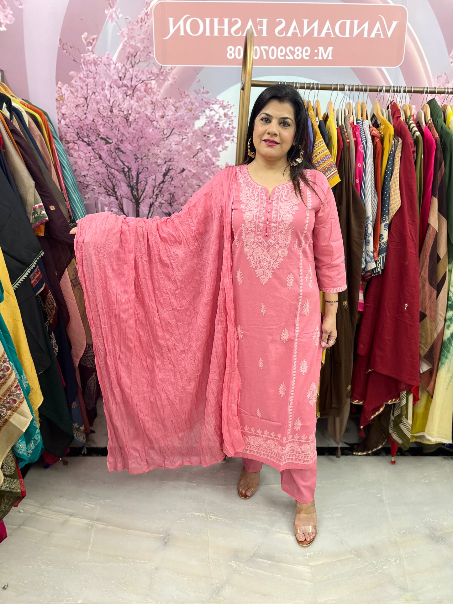 The Juhi Lakhnavi Embroidered Dupatta Set