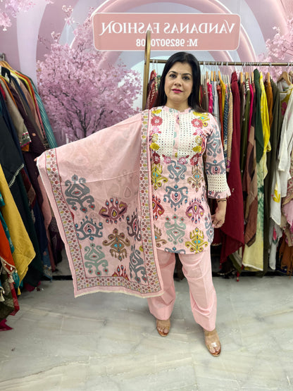 The Jhoomar Digital Print Farsi Salwar Set