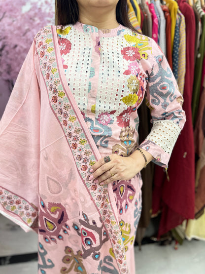 The Jhoomar Digital Print Farsi Salwar Set