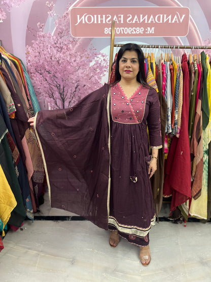 The Hansa Anarkali Dupatta Set