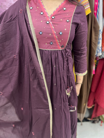 The Hansa Anarkali Dupatta Set