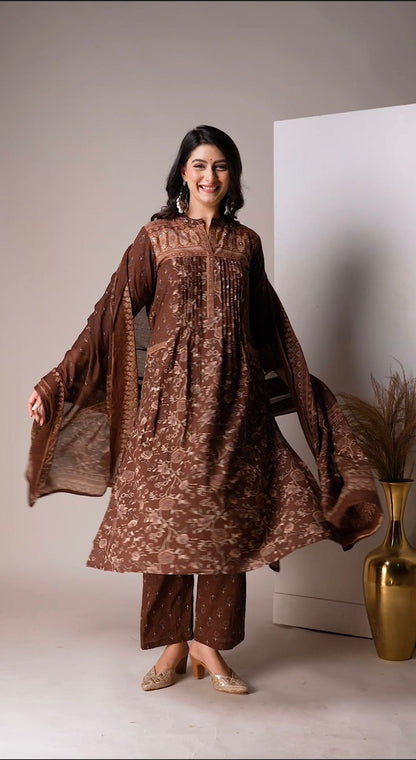 Rare Rose Dupatta Set
