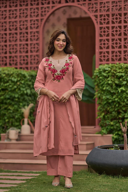 The Scarlet Dupatta Set