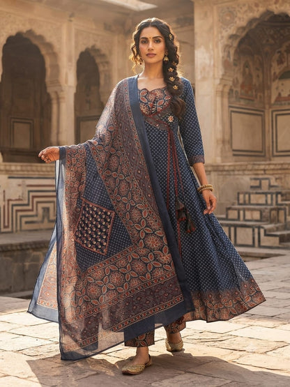 The Rajputana Angrakha Dupatta Set
