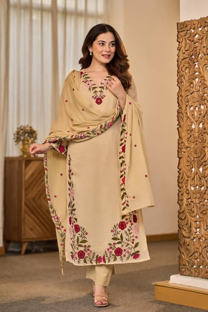 The Saanvi Floral Dupatta Set